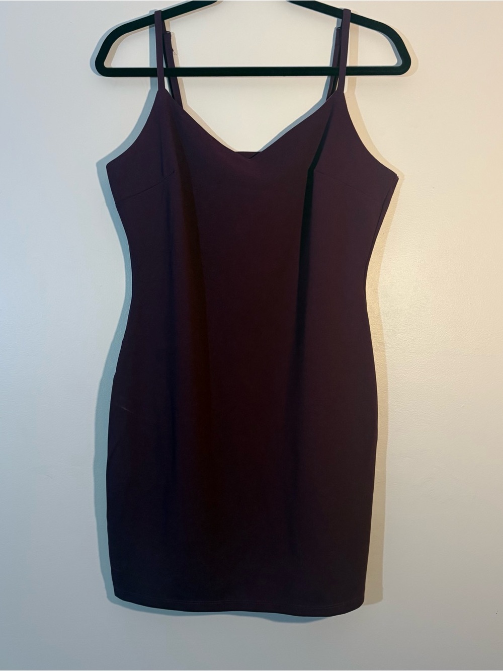 Sleeveless Midi Bodycon Dress in Deep Plum